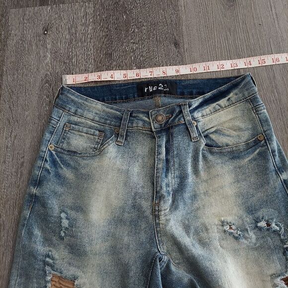 NEW Rue21 Skinny Arc Supreme Flex Distressed Jeans 30×32 - Picture 6 of 7